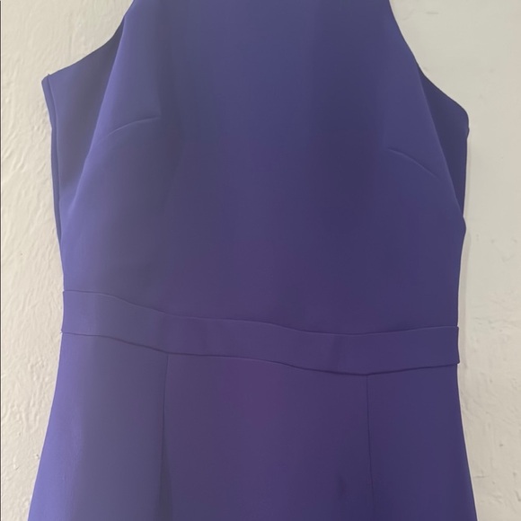 J. Crew Blue Sheath Halter Cocktail Dress 102 - Picture 3 of 13